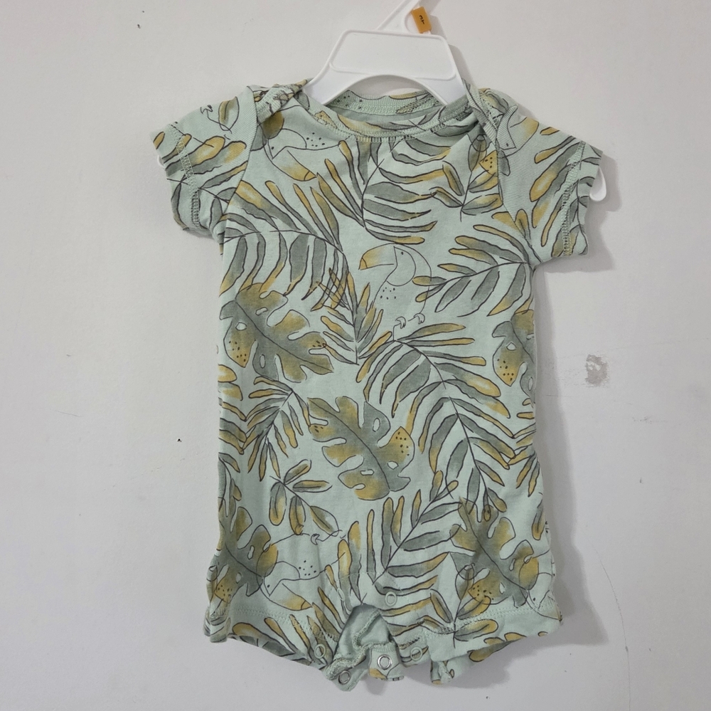 Carter's Leaf Print Baby Onesie